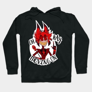 Disapproving Alastor Sticker Hoodie